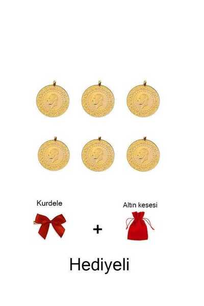 aga kulche Eski Kulplu Ziynet Çeyrek Altın 6 Adet