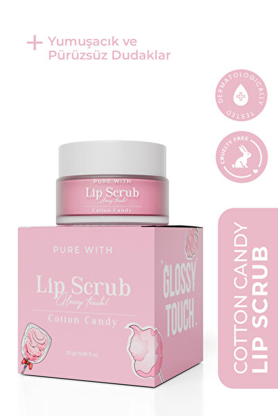Pure With Glossy Touch Dudak Peelingi Cotton Candy