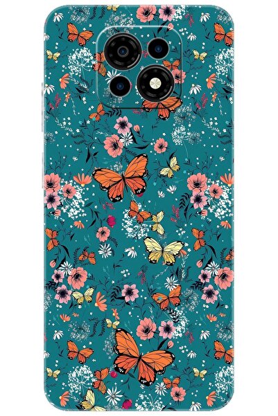 CASPER Via M30 / M30 Plus / M35 Uyumlu Kılıf Desen Baskılı Silikon Kelebek STK:680 CP-5QNw0Gi
