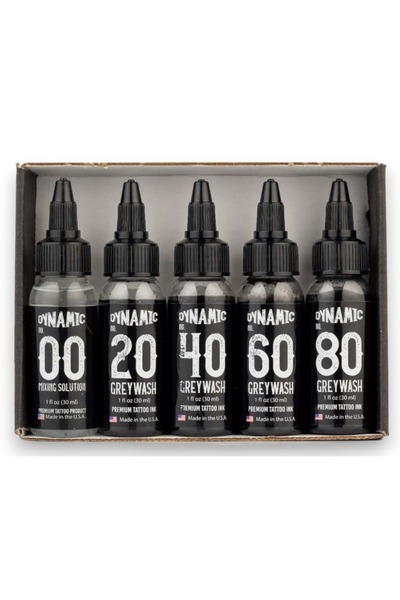 Dynamic Greywash Set + 1oz/30ml Mixing Solüsyon