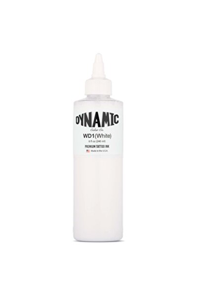 Dynamic White 8oz/240ml Beyaz Dövme Boyası