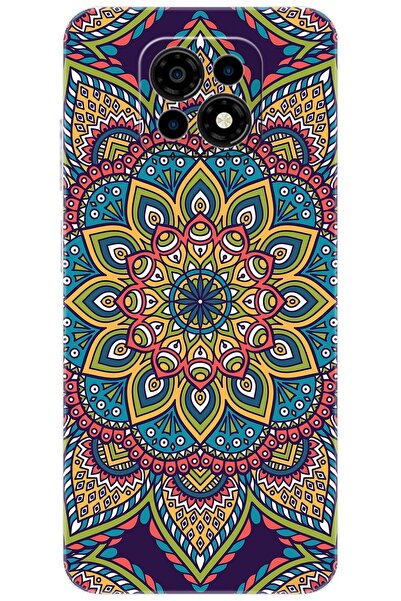 CASPER Via M30 / M30 Plus / M35 Uyumlu Kılıf Desen Baskı Silikon Mandala Vekt...