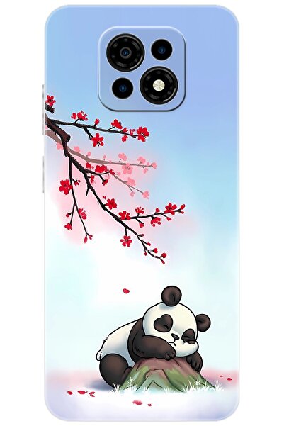 CASPER Via M30 / M30 Plus / M35 Kılıf Desen Baskılı Silikon Uyuyan Panda STK:627 CP-1G8cojH