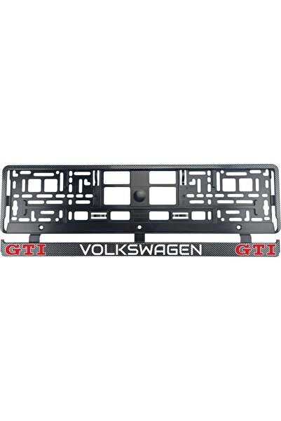 OEM Set 2 bucati, suport numar inmatriculare carbon VW Golf GTI II