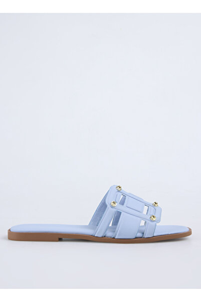 F By Fabrika Mavi Kadın Terlik DERVLA