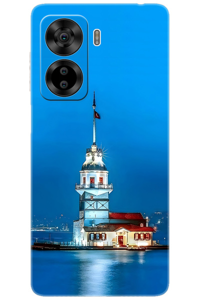 CASPER Via X40 / Via X45 Uyumlu Kılıf Desen Baskılı Silikon Kız Kulesi STK:617 CP-TSQjRiq