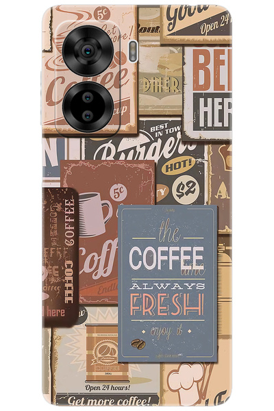 CASPER Via X40 / Via X45 Uyumlu Kılıf Desen Baskılı Silikon Kahveci Tabelalar...