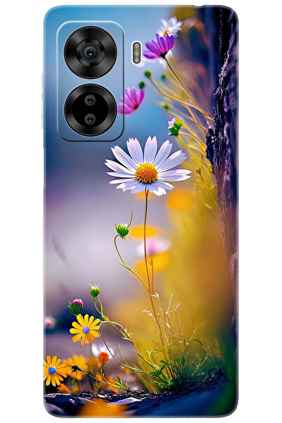 CASPER Via X40 / Via X45 Uyumlu Kılıf Desen Baskılı Silikon Papatya Seri STK:1000 CP-ITCROwy