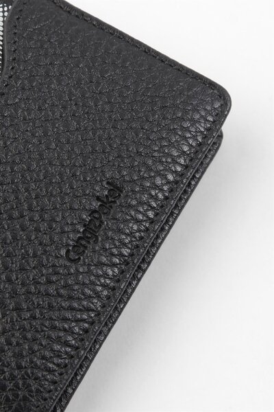 CENGİZ PAKEL Cengiz Pakel Hakiki Deri Kartlık 2499-siyah-parlament