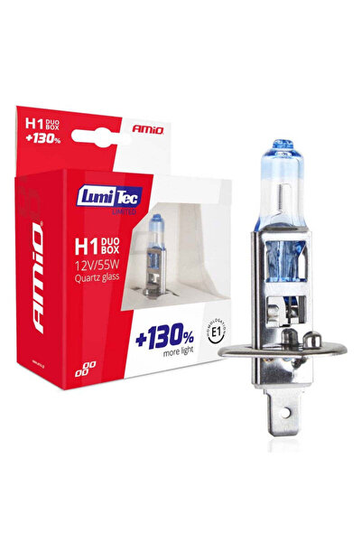 OEM Set de 2 becuri halogene H1 12V 55W LumiTec LIMITED +130% DUO AMIO-01404