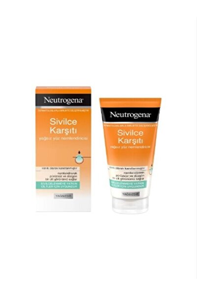 Neutrogena Karşıtı Yağsız Yüz Nemlendiricisi Sivilcelenmeye Yatkın Ciltler İçin 50 ml