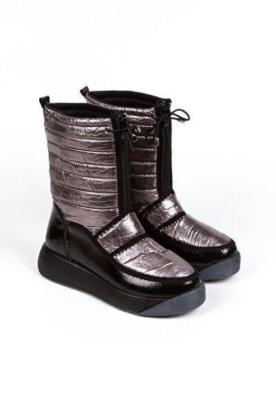 Mubiano 610-PL Γυναικείες μπότες χιονιού από ύφασμα αλεξίπτωτου με πλατινένια σόλα Trak