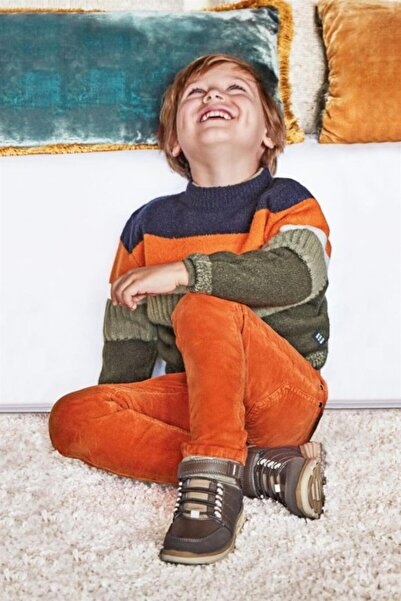 MAYORAL بنطال أساسي بقصة ضيقة للأولاد 537 برتقالي