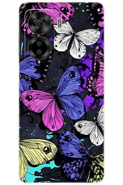 CASPER Via X40 / Via X45 Uyumlu Kılıf Desen Baskılı Silikon Kalp Yapan Kelebe...