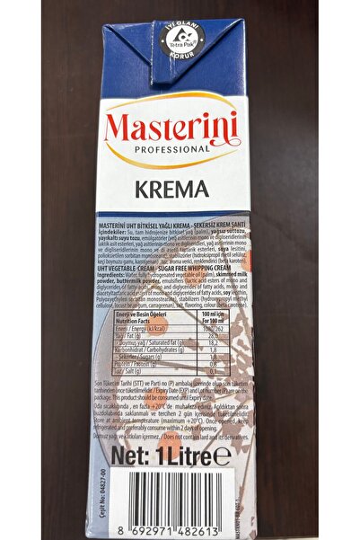 MASTERİNİ Krema