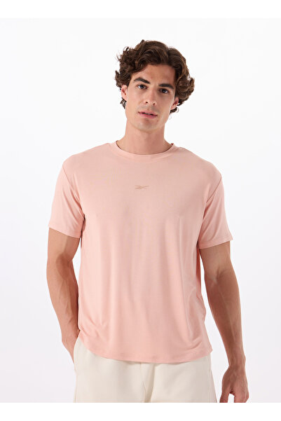 Reebok CN 1103 GENA TEE Somon Yuvarlak Yaka Regular Fit Düz Kadın T-Shirt