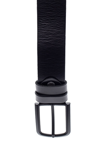 Derimod Men's Black Leather Belt 000A2D1228418