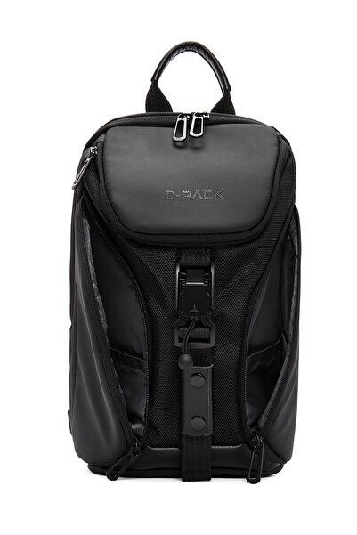 Derimod D-Pack Erkek Siyah Uzun Askılı Omuz Çantası 23WBD30096F