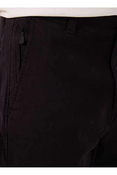 WRANGLER Ανδρικό παντελόνι Chino με κανονική μέση Slim Fit Μαύρο WM01003001 Παντελόνι Chino