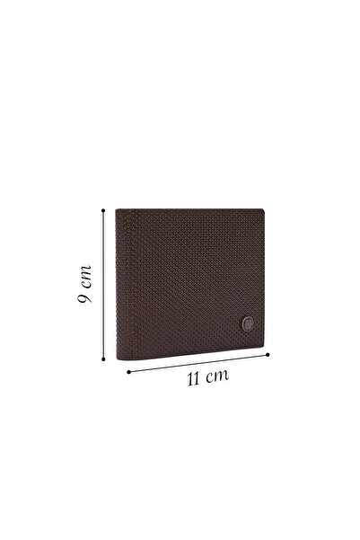 Derimod Men's Brown Leather Wallet 000A2D308226