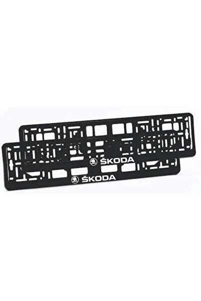 OEM Set 2 suporti numar inmatriculare personalizat-SKODA