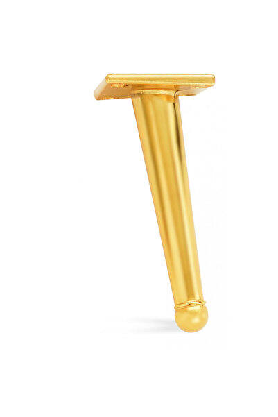 Taşkın Aksesuar Picior din metal Bone X 25 cm, auriu, scaun, pouf, dulap, uni...