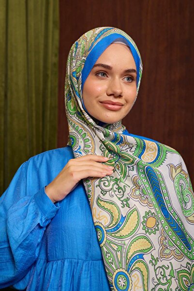 İpekhan Πράσινο Μαλακό Σάλι Marrakech - Κοινοβούλιο 3048-04