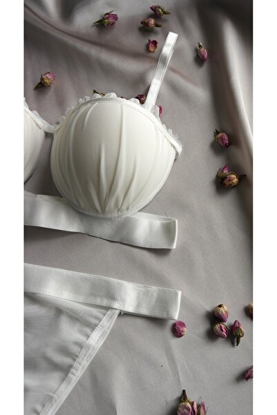 Lunary Oyster Model Full Padding Push up Σετ σουτιέν εσώρουχα - Γυναικεία εσώρουχα