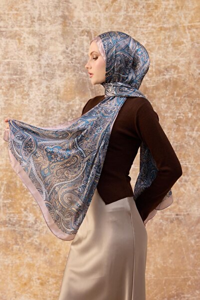 İpekhan Σάλι ινδικού βουάλ σε σκόνη - 5003-06