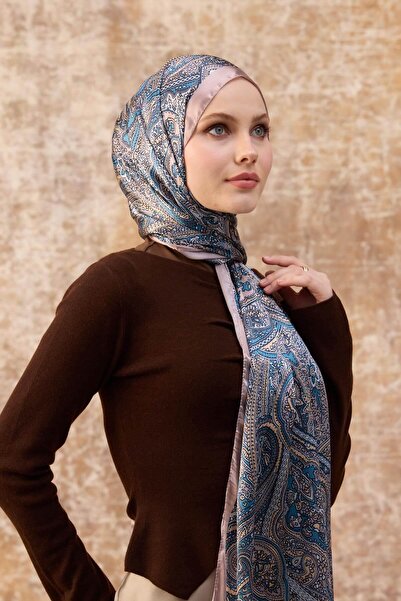 İpekhan Σάλι ινδικού βουάλ σε σκόνη - 5003-06