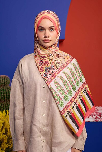 İpekhan Pink Soft Shawl - Marrakech Collection 3049-01
