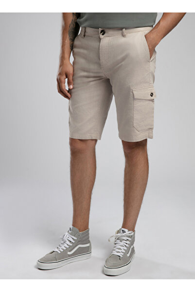 Lee Cooper Relaxed Bej Erkek Şort 252 LCM 221013 MAN 1 BEJ