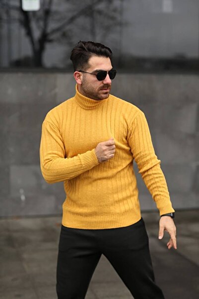 SR Tekstil Otaku Erkek Triko Balıkçı Yaka Boğazlı Kazak