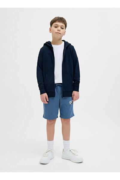 Jack & Jones Lastikli Bel Normal Mavi Erkek Çocuk Şort 12269948
