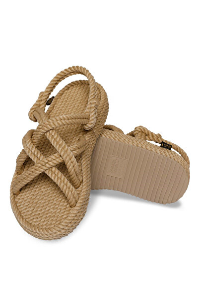 Nomadic Republic Beige Women's Sandals Bod.0012.P