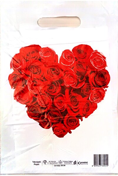 Genel Markalar Takviyeli Baskılı Mağaza Poşeti 100adet 33x45