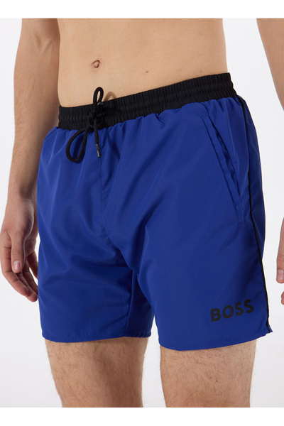BOSS Lacivert Erkek Şort Mayo Starfish