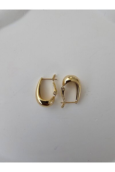 Zivazer Store kadın çelik kararmaz xuping damla formunda halka küpe