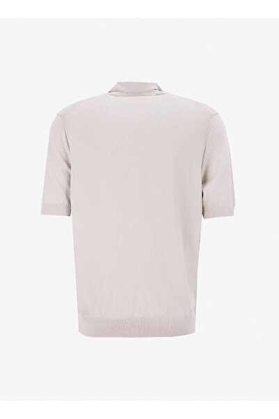 BOSS Polo Yaka Regular Fit Bej Erkek Kazak Asac_P