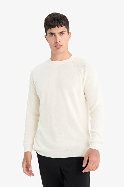 DeFacto Ecru Men's Sweater A8458Ax/Er139