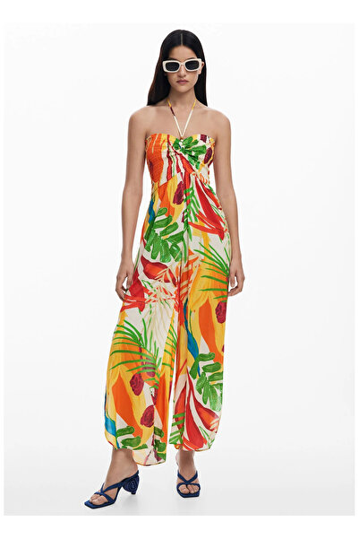 Desigual Desigual Desenli Çok Renkli Kadın Tulum 25SWMW03