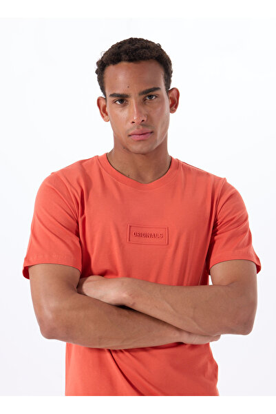 Jack & Jones Bisiklet Yaka Kırmızı Erkek T-Shirt 12288524_JORSTUDIO TEE SS CREW NECK