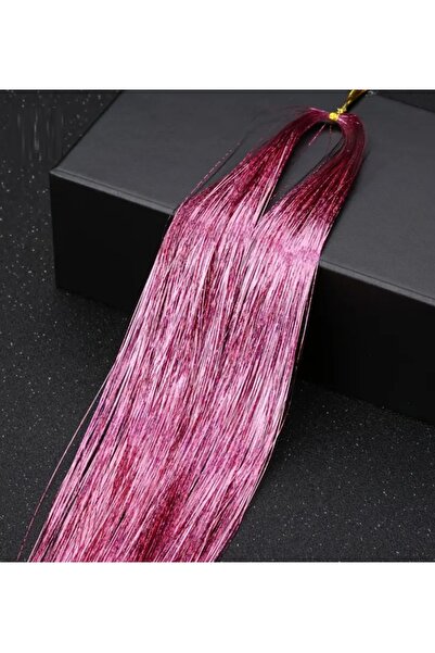 estevia PEMBE Hair Tinsel Saç Simi - Ht10 50-55 Cm Katlı Hali 110-120 Cm Uzun Hali