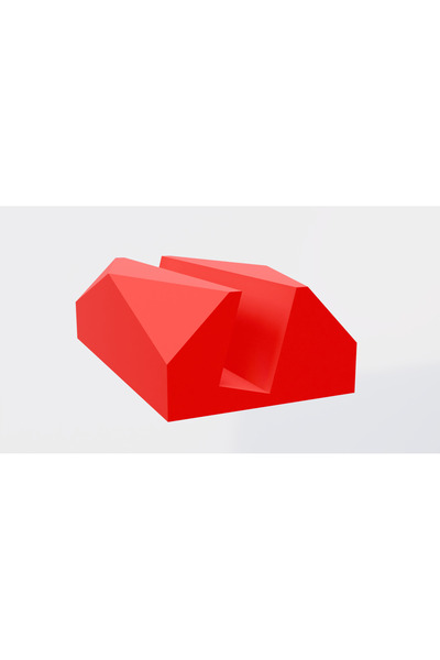 Black Edge 3D printing Vertical Laptop Stand