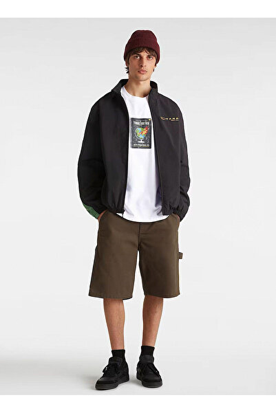 Vans VN000M5WWHT1-Ανδρικό μπλουζάκι με στρογγυλή λαιμόκοψη, κανονικό μονόχρωμο ανδρικό μπλουζάκι