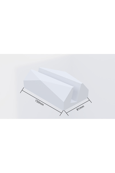 Black Edge 3D printing Vertical Laptop Stand