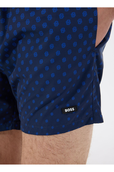 BOSS Logo Baskılı Regular Fit Cepli Mayo Short Erkek MAYO SHORT 50539931 413