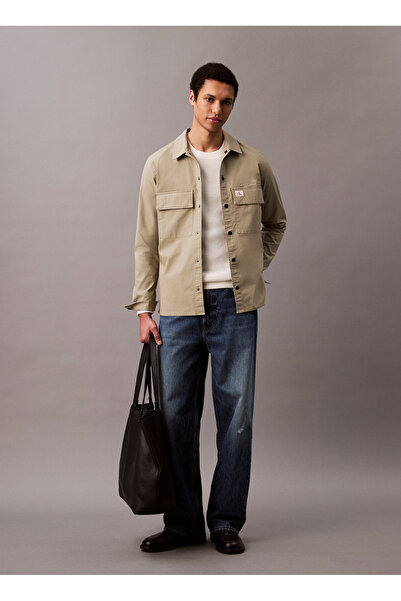 Calvin Klein Jeans Kum Erkek Gömlek J30J327584PCZ CARGO COTTON RIPSTOP