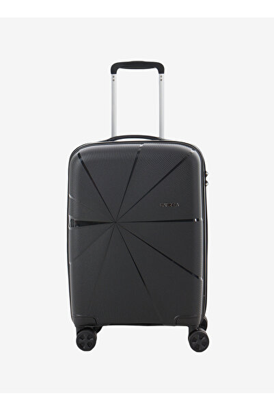 Fabrika Siyah Çekçekli Sert Valiz FAB-5264 KABİN