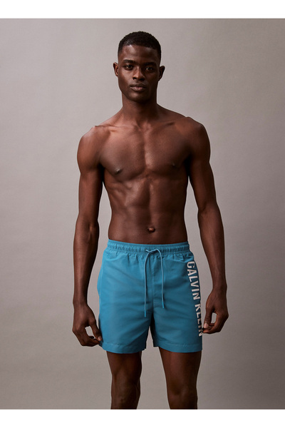 Calvin Klein Mavi Erkek Şort Mayo Km0km01092cj6